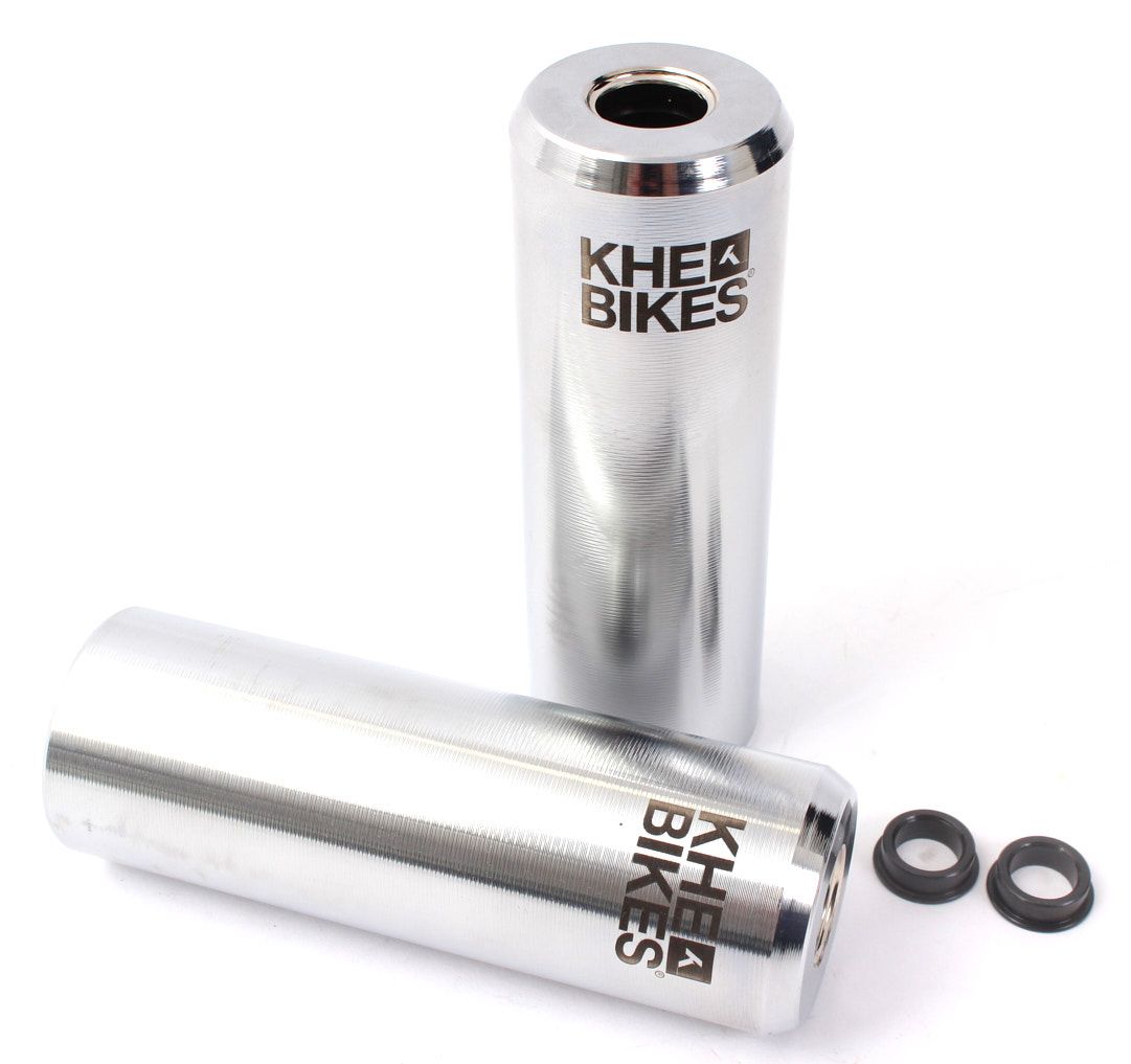 Pegi BMX KHE PRO CNC – Chromowane – 10mm / 14mm (1 Para) | RideHub
