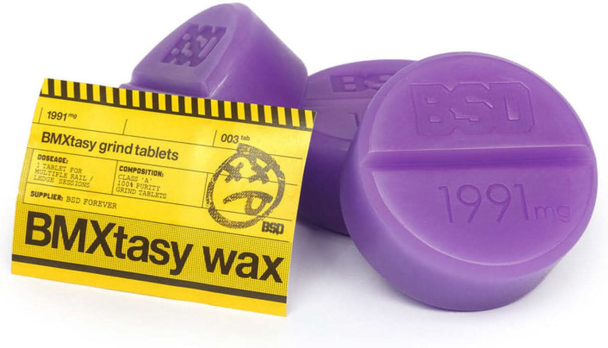 Wosk BMX BSD BMXTASY Grind Wax – zestaw 3 wosków do grindowania | Ride Hub