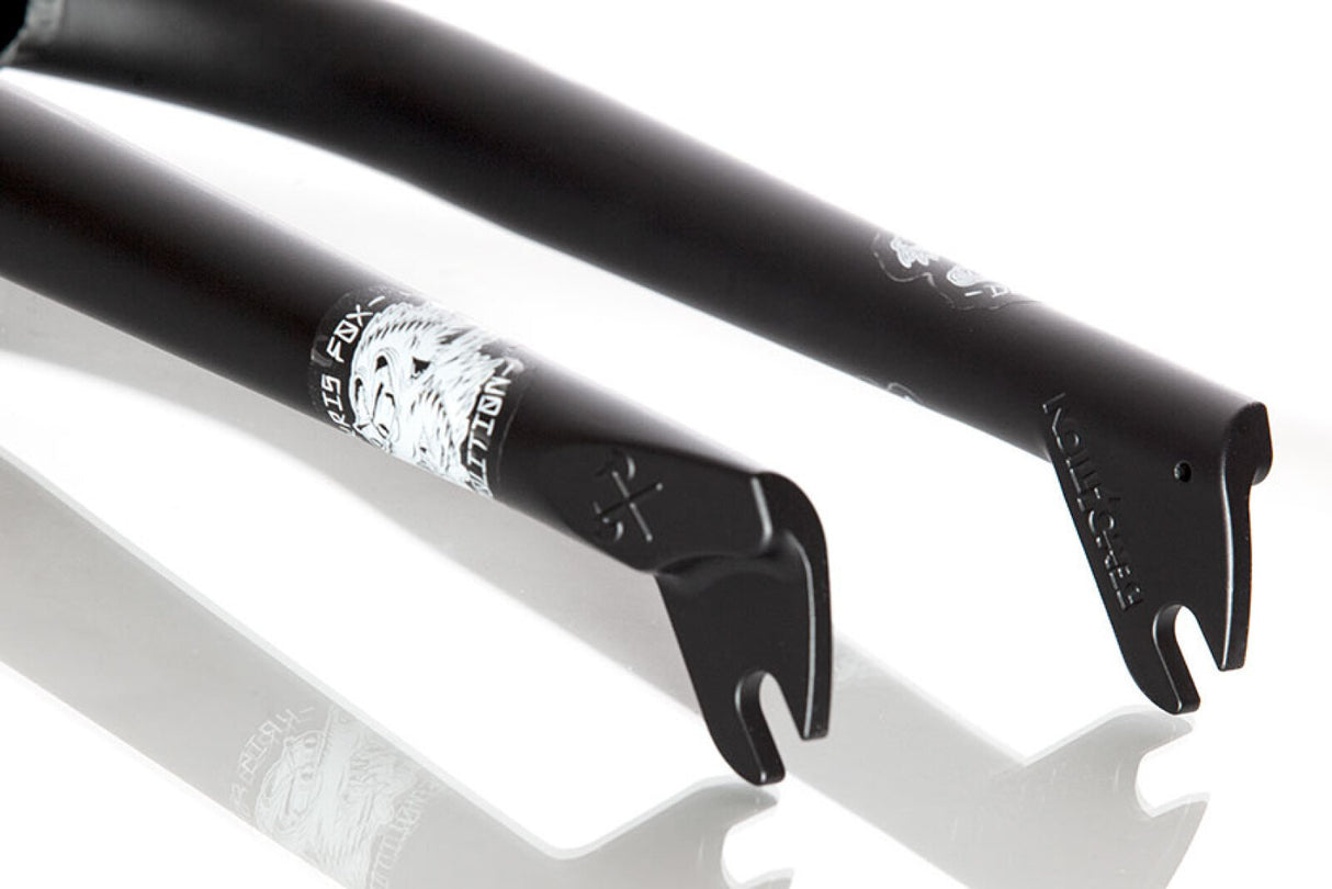 Widelec BMX Demolition Kris Fox 28mm Offset Czarny | Ride Hub
