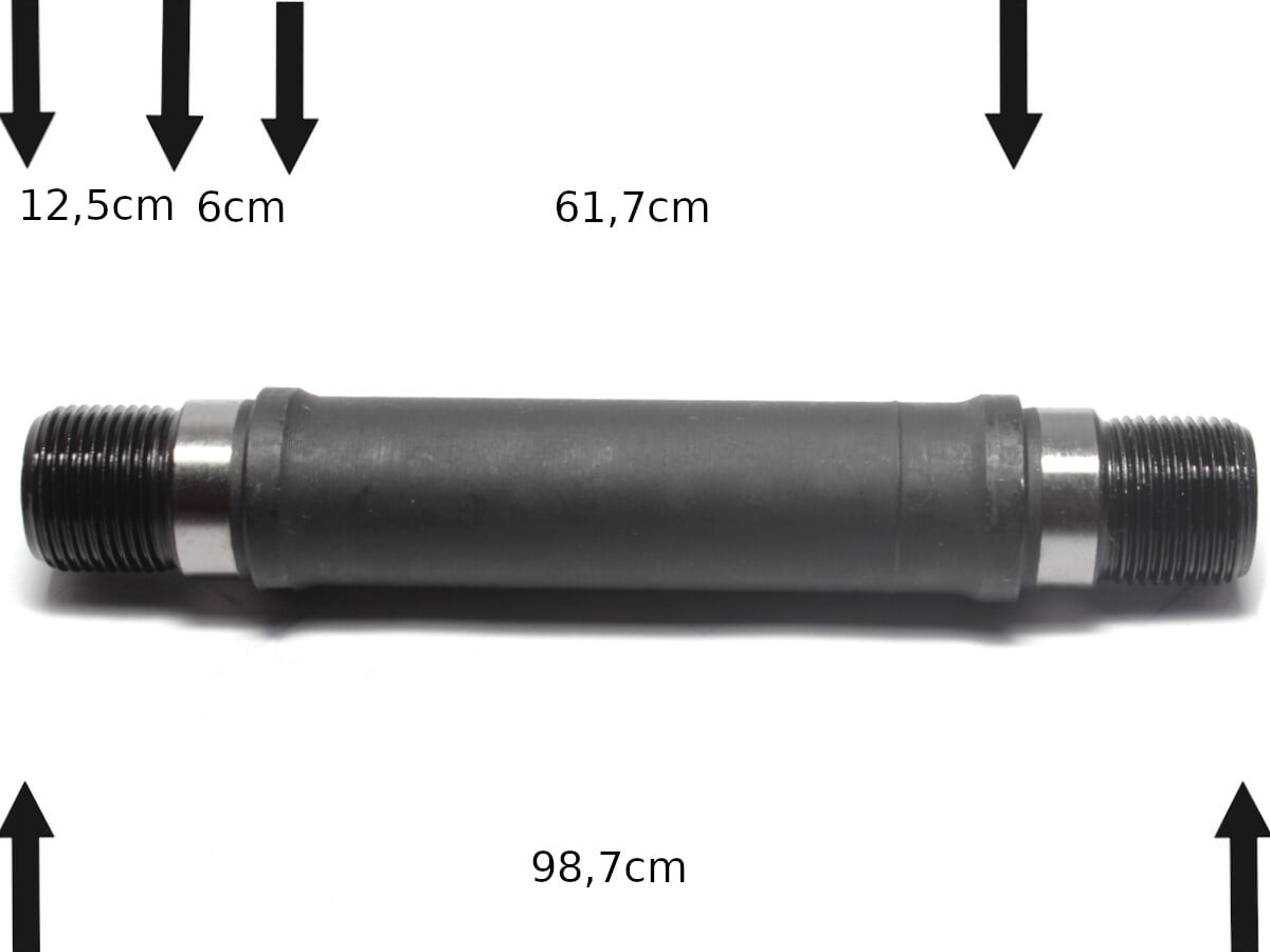 Zestaw oś z konusami BMX Eclat Exile Front Axle Set | Ride Hub