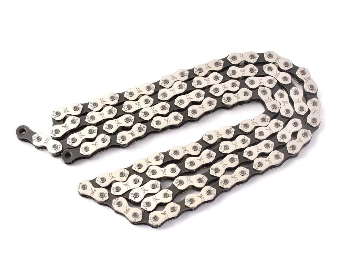 Łańcuch BMX KMC 1/2" x 1/8" – Srebrny | RideHub