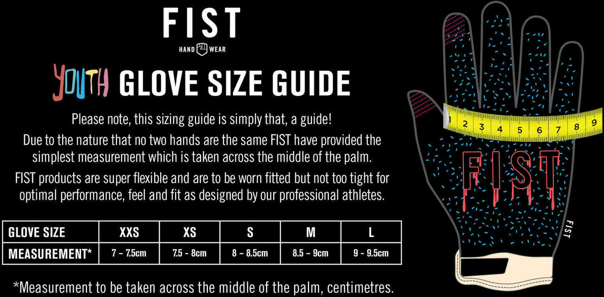 FIST Kids Glove Red Stocker XXS, red