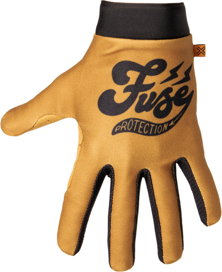 Rękawiczki BMX/MTB Fuse Protection Omega Cafe Gloves Brown-Black | Ride Hub