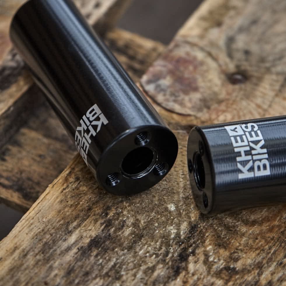 Pegi BMX KHE LASER PRO – Czarny – 10mm / 14mm (1 Para) | RideHub