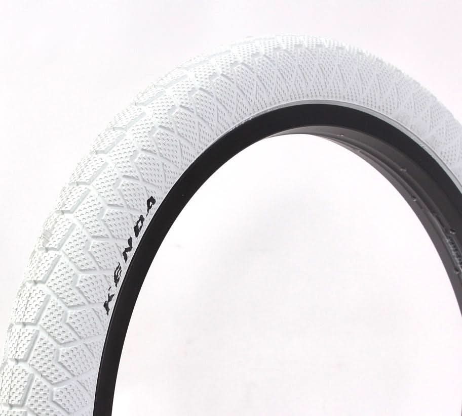 Opona BMX KENDA 20 x 1,95" Biała | RideHub