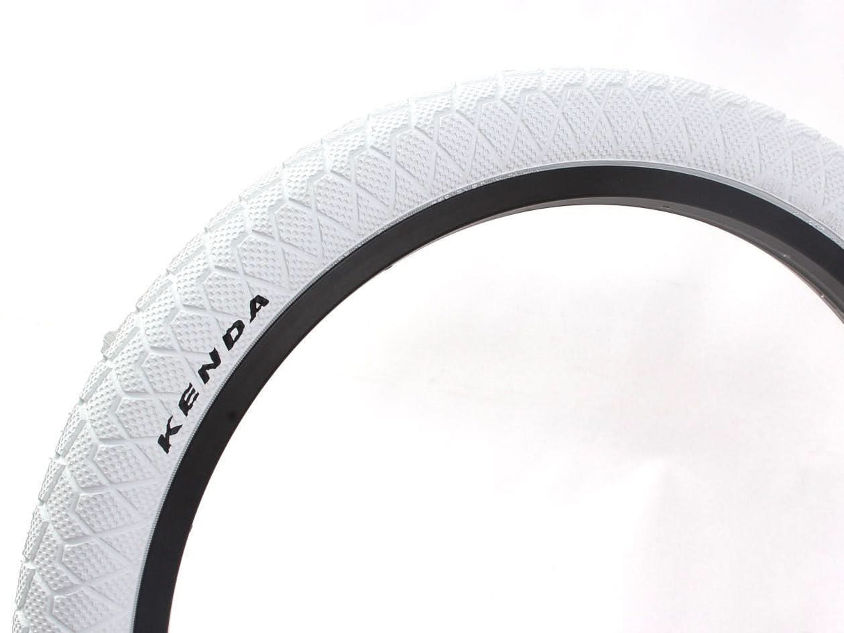Opona BMX KENDA 20 x 1,95" Biała | RideHub