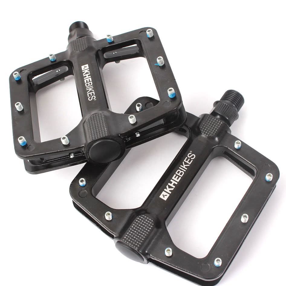 Pedały BMX KHE MVP 9/16" Aluminiowe z Pinami – Czarne | RideHub