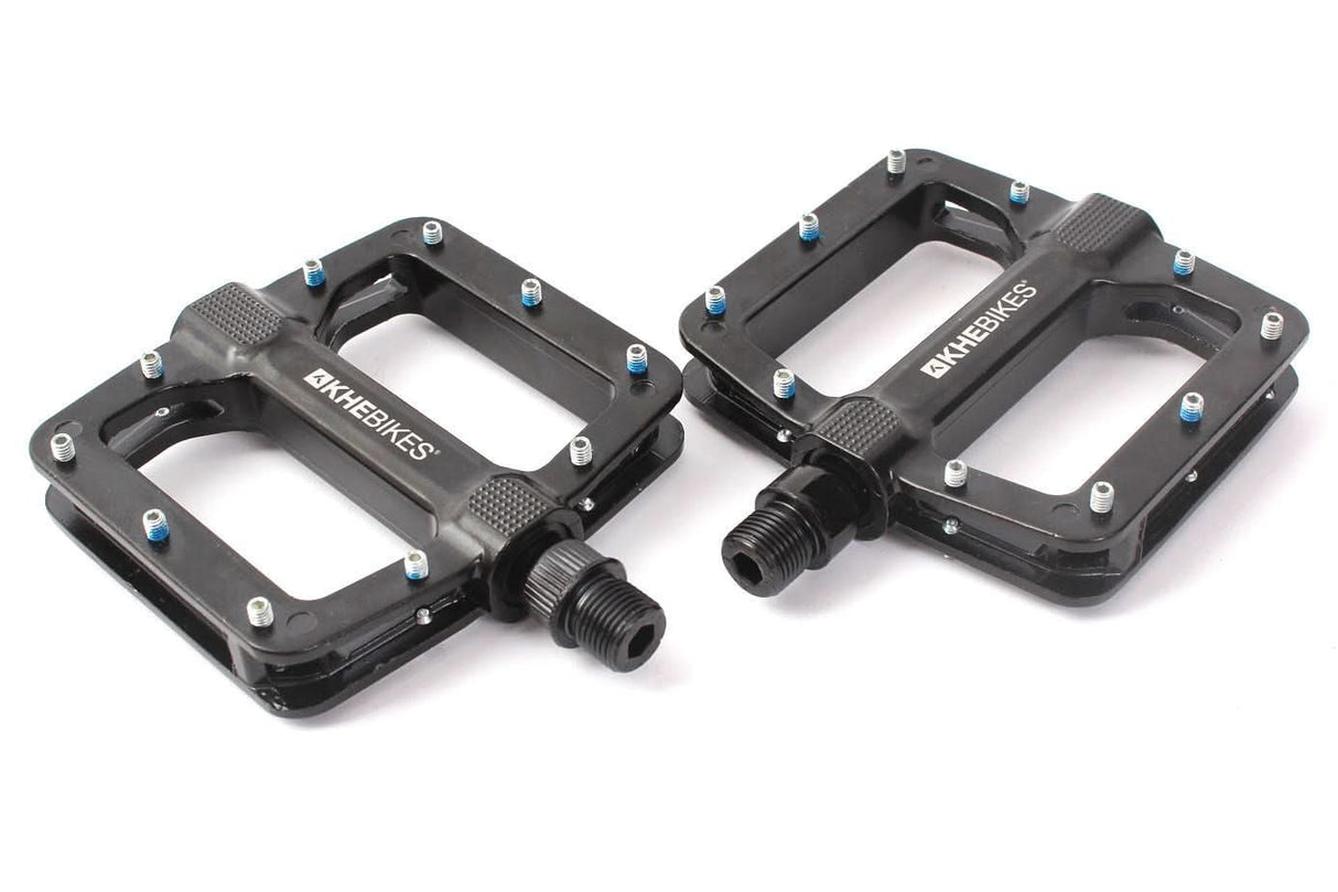 Pedały BMX KHE MVP 9/16" Aluminiowe z Pinami – Czarne | RideHub