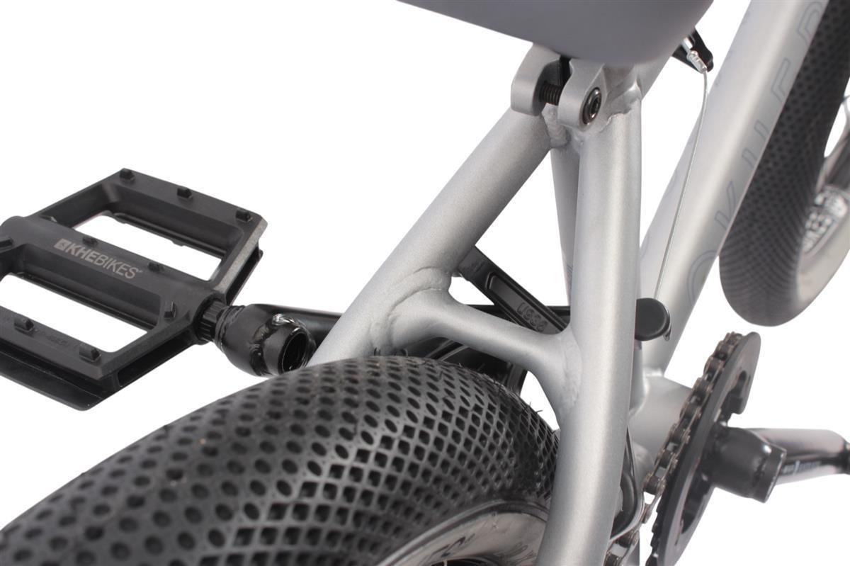 Rower BMX KHE Cope 20" Flat Silver / Matt Black | RideHub