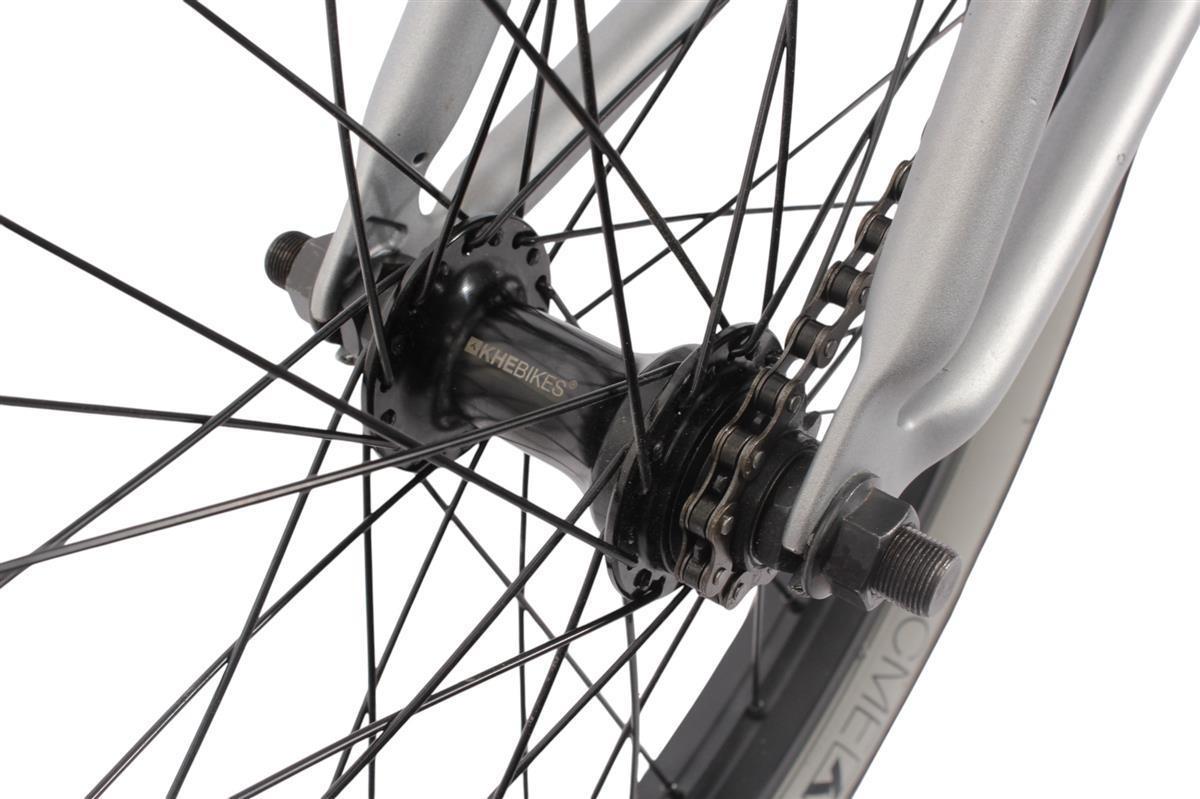Rower BMX KHE Cope 20" Flat Silver / Matt Black | RideHub