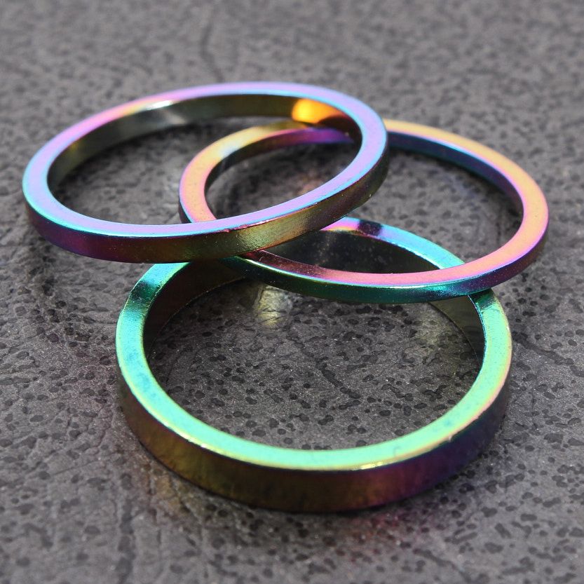 Podkładki dystansowe do sterów BMX KHE 1-1/8" | RideHub