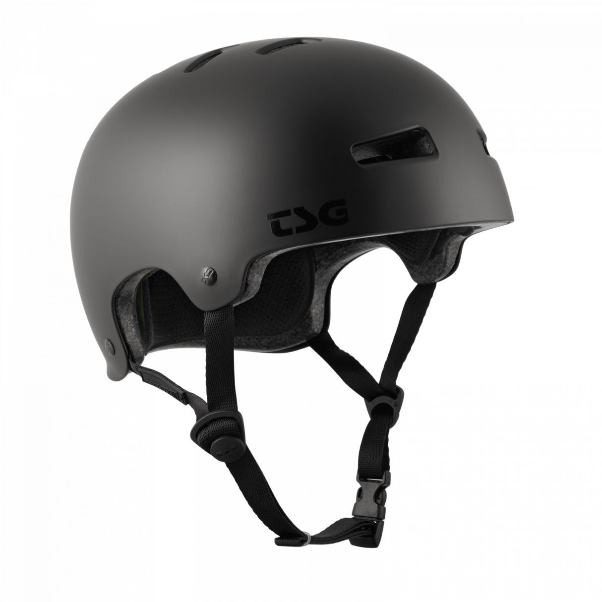 Kask TSG Evolution Solid Color Satin Black – niezawodna ochrona w eleganckim wydaniu | Ride Hub