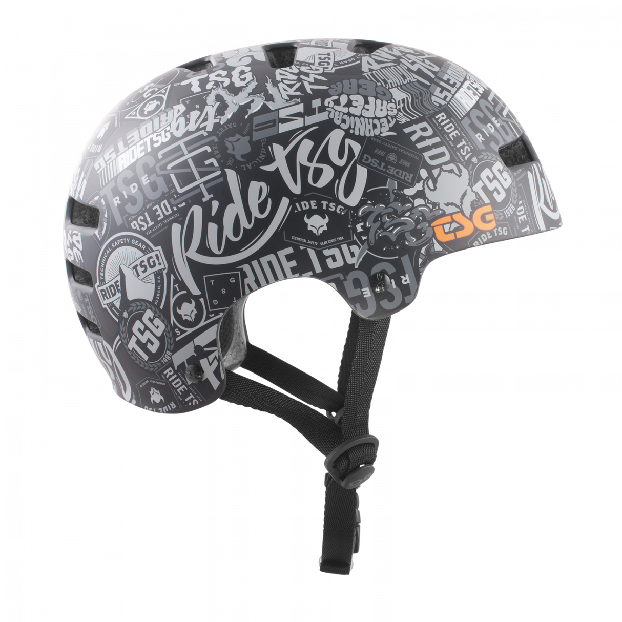 Kask TSG Evolution Graphic Design Stickerbomb – stylowa ochrona dla miejskich sportowców | Ride Hub
