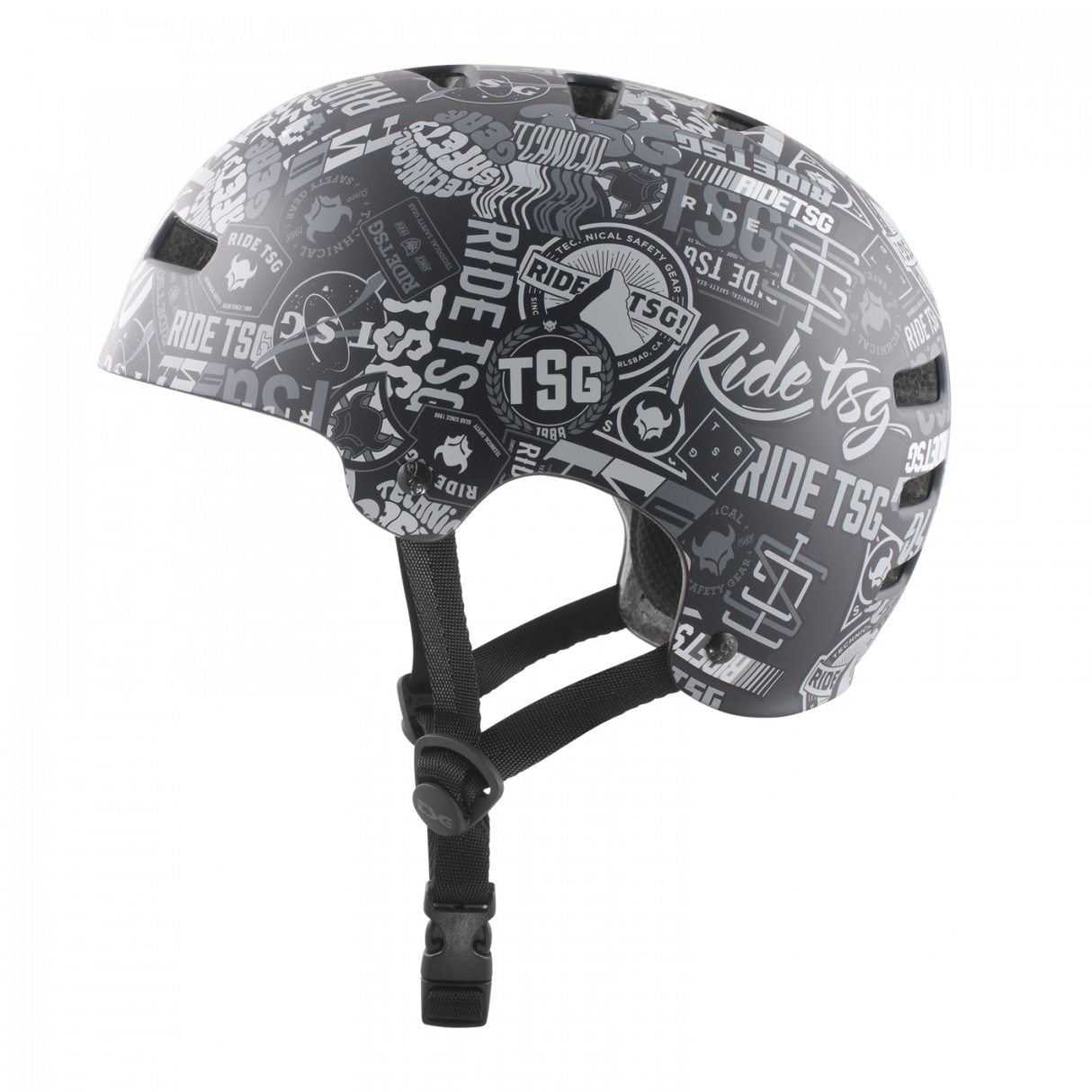 Kask TSG Evolution Graphic Design Stickerbomb – stylowa ochrona dla miejskich sportowców | Ride Hub