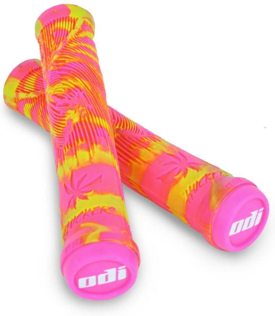 Gripy BMX ODI grips Hucker Flangeless black-blue, 160mm