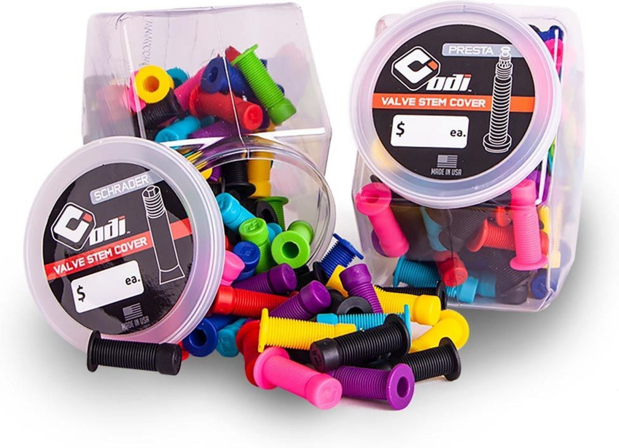 Końcówki na wentyle ODI Valve Caps | Longneck Style | Ride Hub