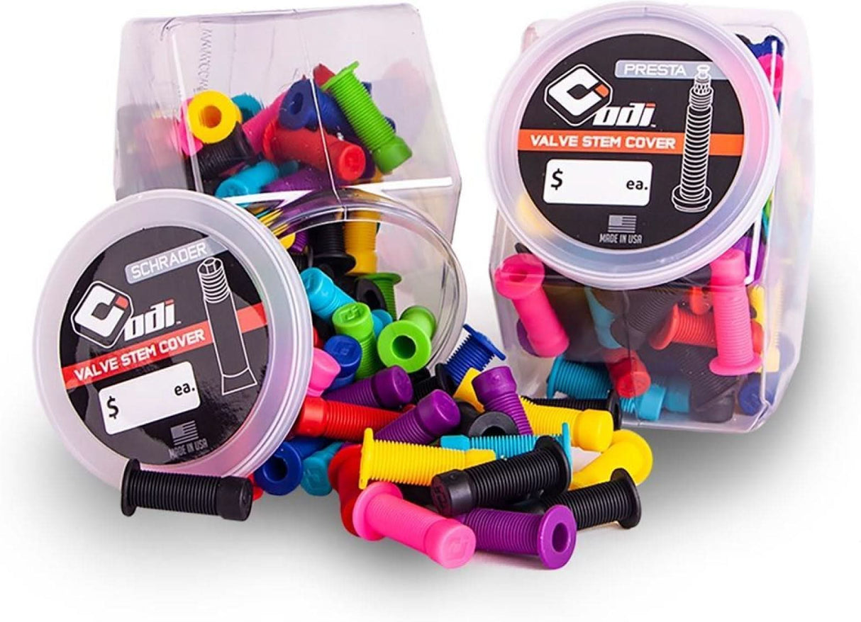 Końcówki na wentyle ODI Valve Caps | Longneck Style | Ride Hub