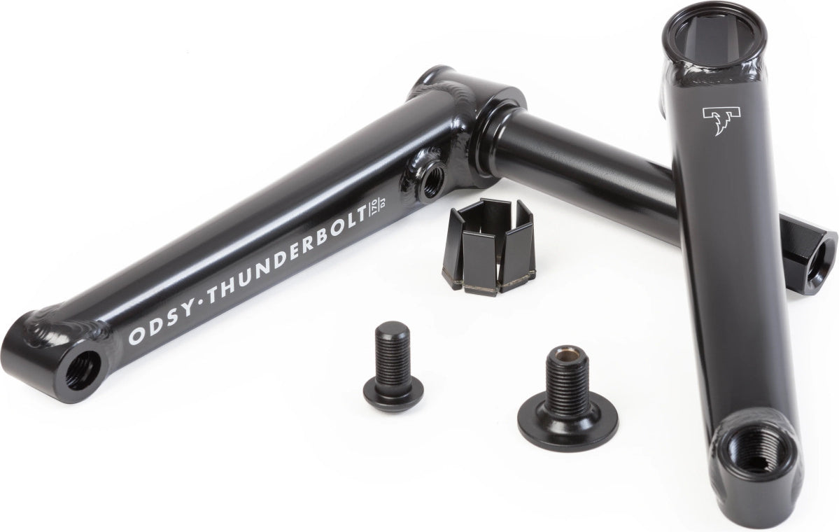 Korby BMX Odyssey Thunderbolt DJ 170mm RHD – Rust Proof Black | RideHub