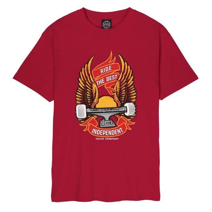 Koszulka Independent Ride Free Cardinal | RideHub