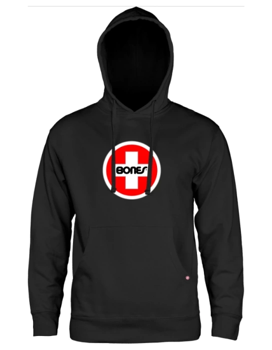 Bluza Hood Powell Peralta Bones Bearings Swiss Circle Mid Weight Black | RideHub