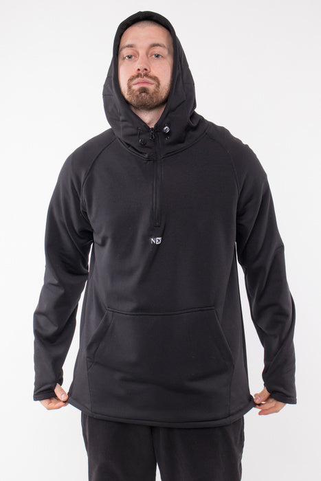 Bluza z Kapturem Nervous SL Initial Black | RideHub