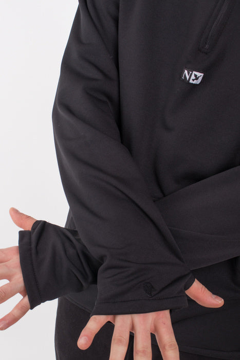 Bluza z Kapturem Nervous SL Initial Black | RideHub