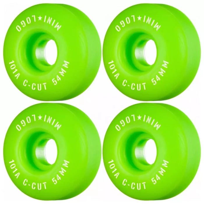 Kółka Mini Logo C-Cut "2" 52 mm 101a Green (4 szt.) | RideHub