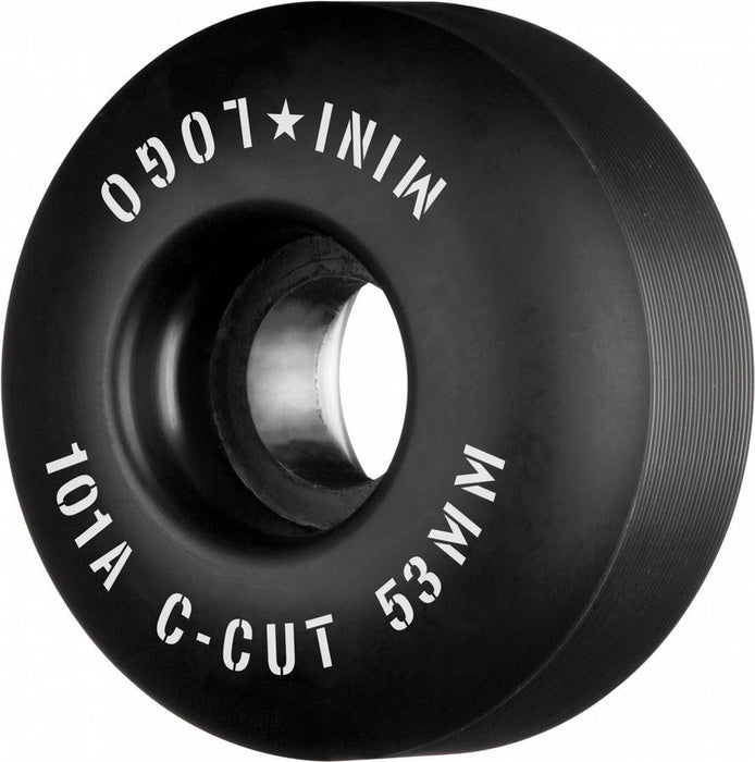 Kółka Mini Logo C-Cut "2" 53 mm 101a Black (4 szt.) | RideHub