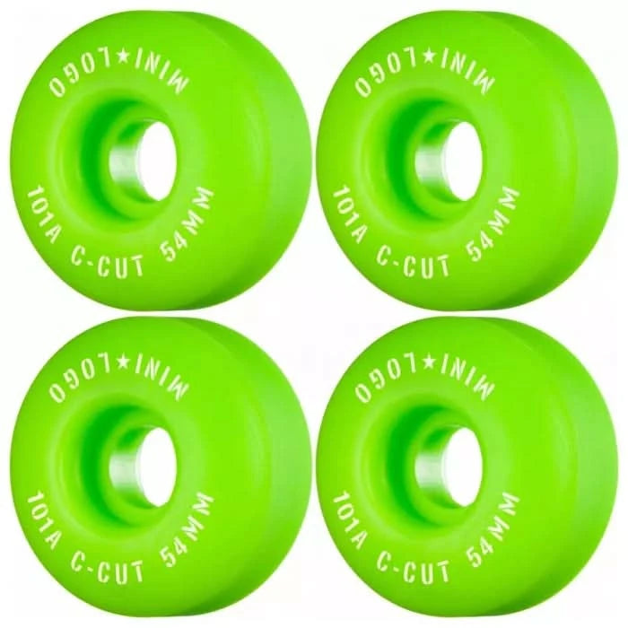 Kółka Mini Logo C-Cut "2" 53 mm 101a Green (4 szt.) | RideHub