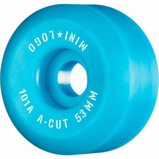 Kółka Mini Logo A-Cut "2" 53 mm x 101a Blue (4 szt.) | RideHub