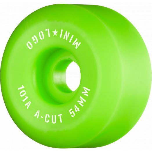Kółka Mini Logo A-Cut "2" 54 mm x 101a Green (4 szt.) | RideHub