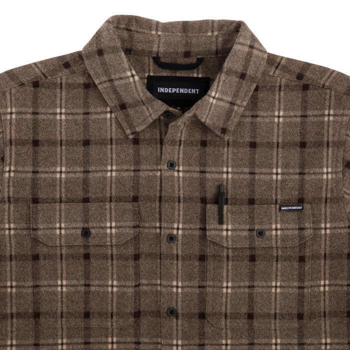 Koszula męska Independent Longsleeve Flannel Shirt | RideHub