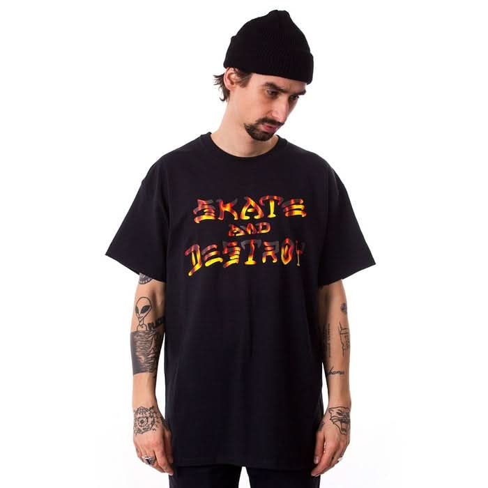 Koszulka Thrasher Skate & Destroy BBQ Black | RideHub