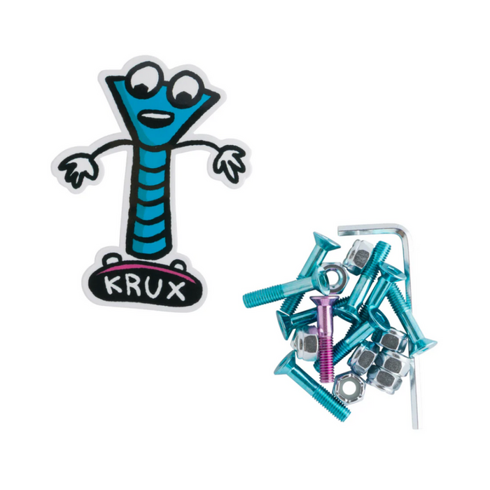 Montażówki Krux Krome Allen Blue/Pink 1" | RideHub