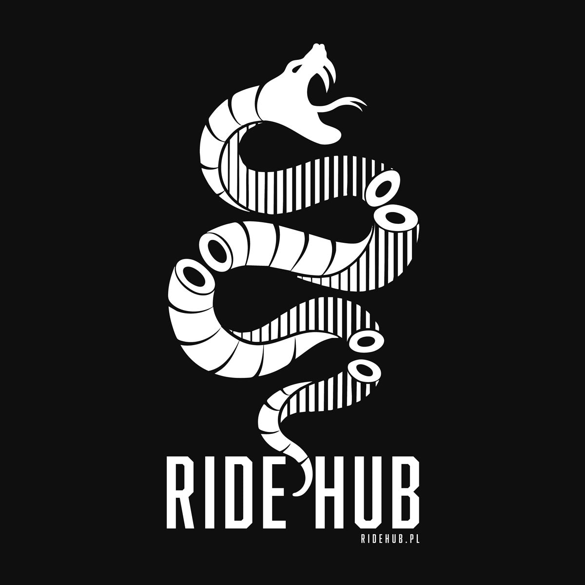 T-shirt RideHub „Snake” – siła, bunt i styl w jednym