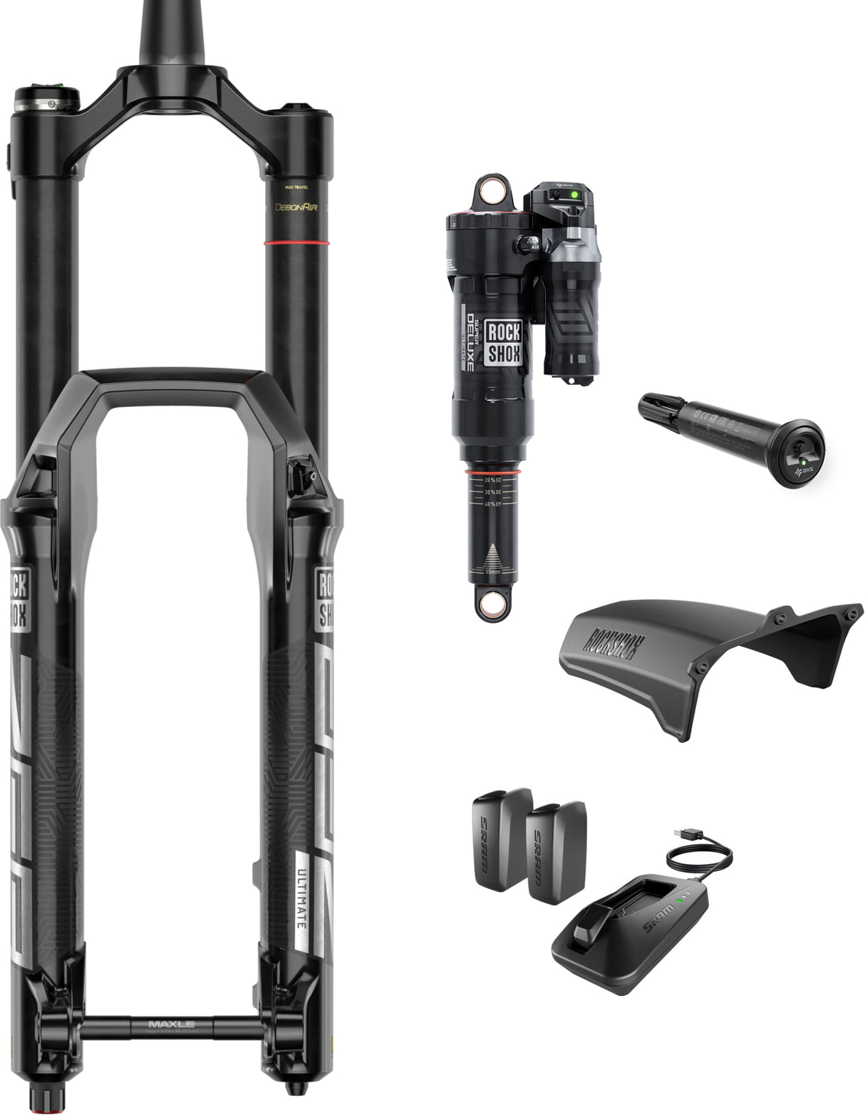 Amortyzator RockShox Flight Attendant ZEB 29" 170mm + Super Deluxe 205x60 Kit | RideHub