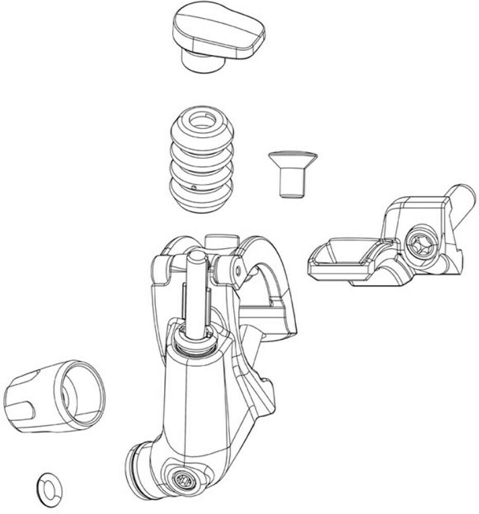 Zestaw przewodu hydraulicznego RockShox XLoc Full Sprint – 2000 mm | RideHub
