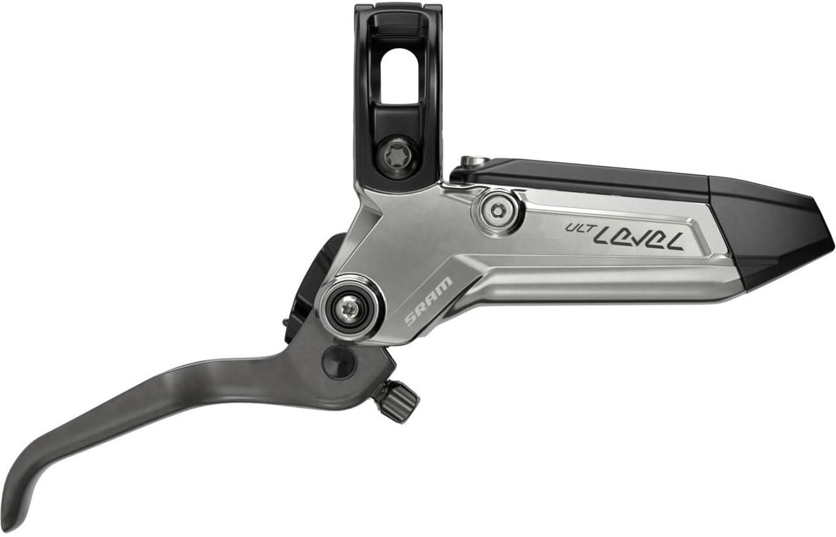 SRAM Bremse Level Ultimate Stealth-vorne silber, 950mm Leitung, 4 Kolben ohne Rotor/Adapter