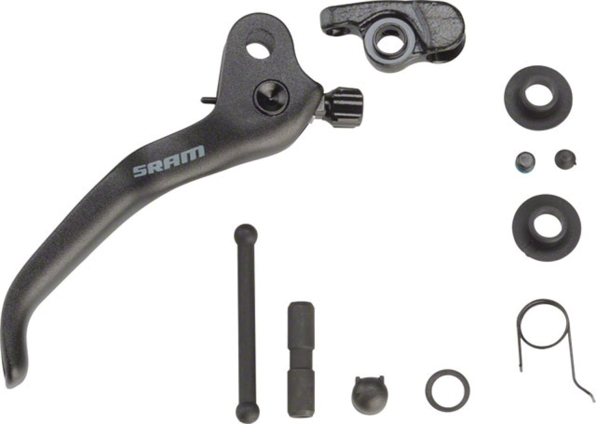 DISC BRAKE LEVER BLADE KIT - ALUMINUM BLACK V2 (INCLUDES BLADE, PIN, REACH KNOB, CAM, PUSHROD & BUSH