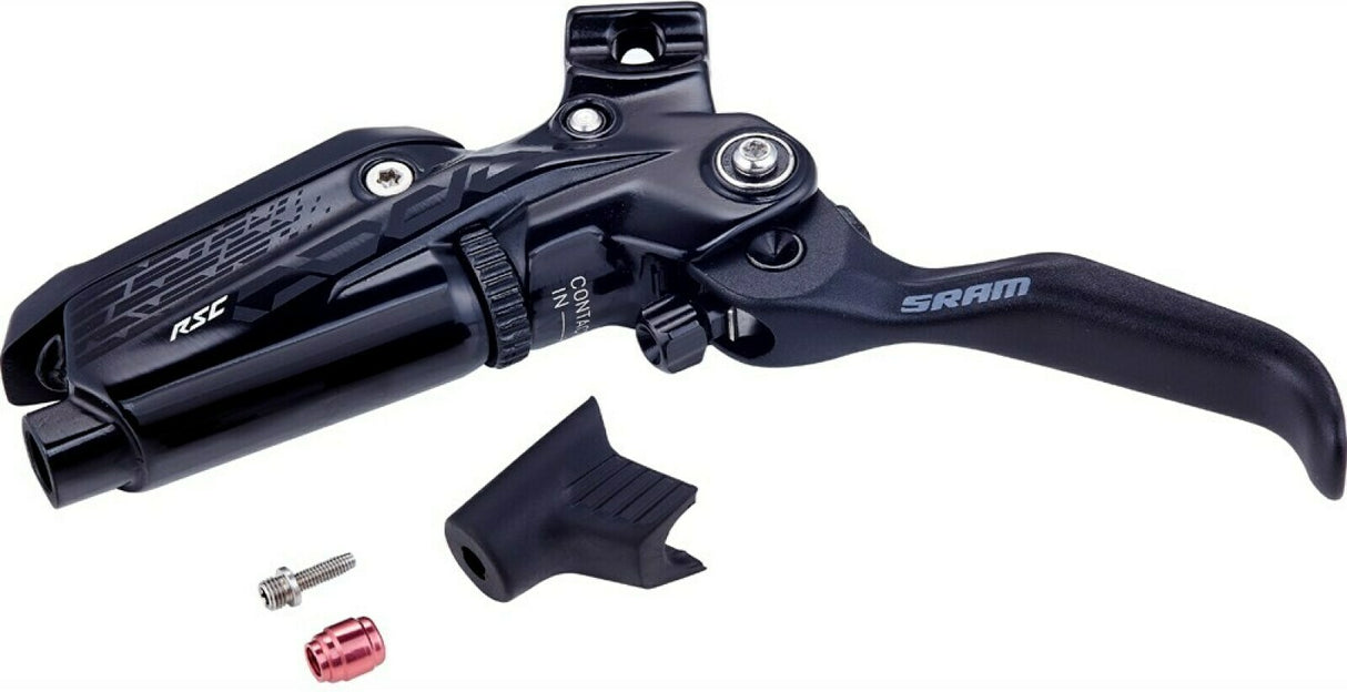 DISC BRAKE LEVER ASSEMBLY - ALUMINUM LEVER (ASSEMBLED, NO HOSE, INCLUDES BARB &