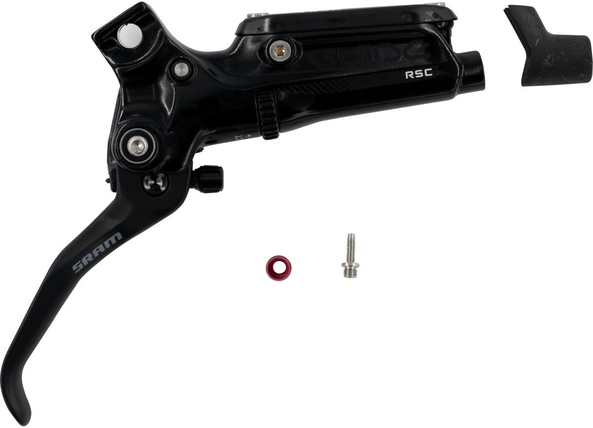 DISC BRAKE LEVER ASSEMBLY - ALUMINUM LEVER (ASSEMBLED, NO HOSE, INCLUDES BARB &