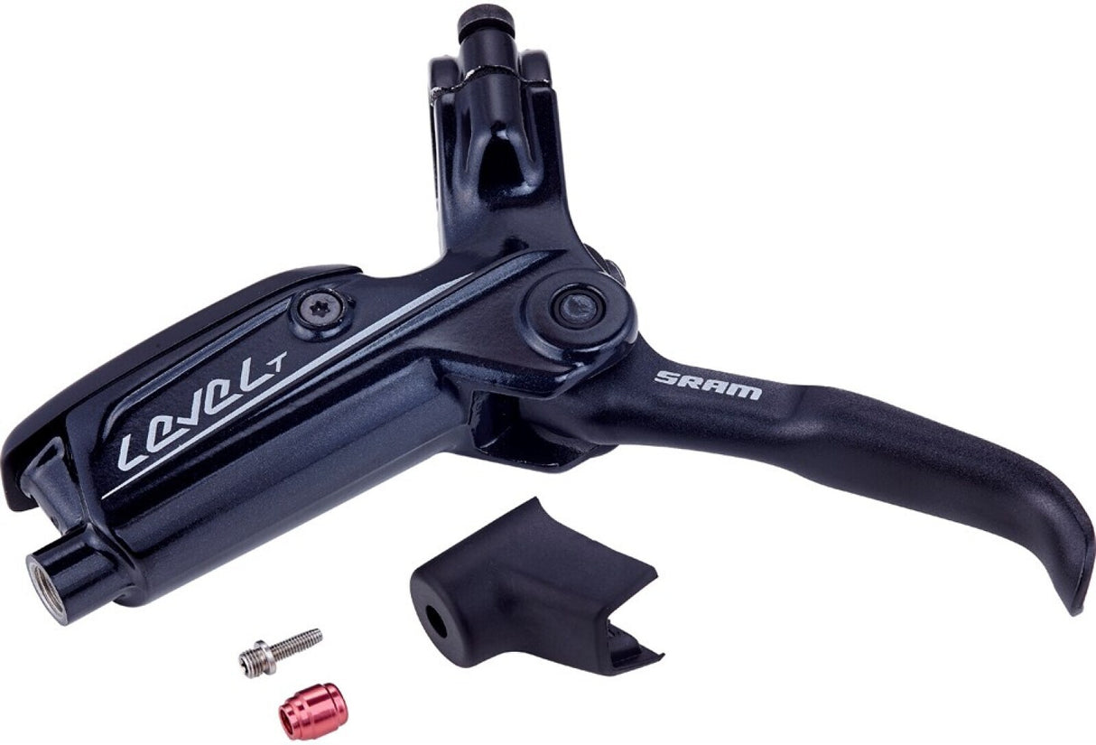 DISC BRAKE LEVER ASSEMBLY - ALUMINUM LEVER (ASSEMBLED, NO HOSE, INCLUDES BARB & OLIVE) VERSION 2 GLO