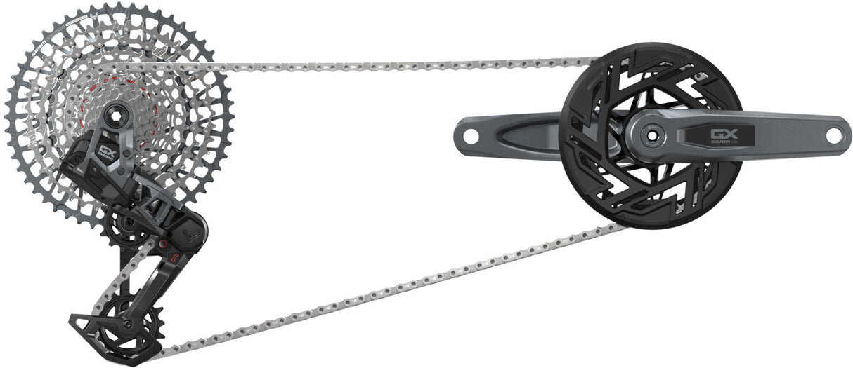 SRAM Kit GX AXS Eagle Transmission 175mm DUB Wide, 32T, 10-52T, inkl. Ladegerät, Batterie & Kette