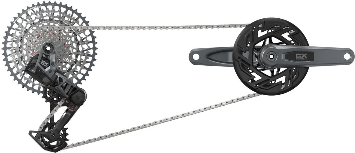 SRAM Kit GX AXS Eagle Transmission 175mm DUB Wide, 32T, 10-52T, inkl. Ladegerät, Batterie & Kette