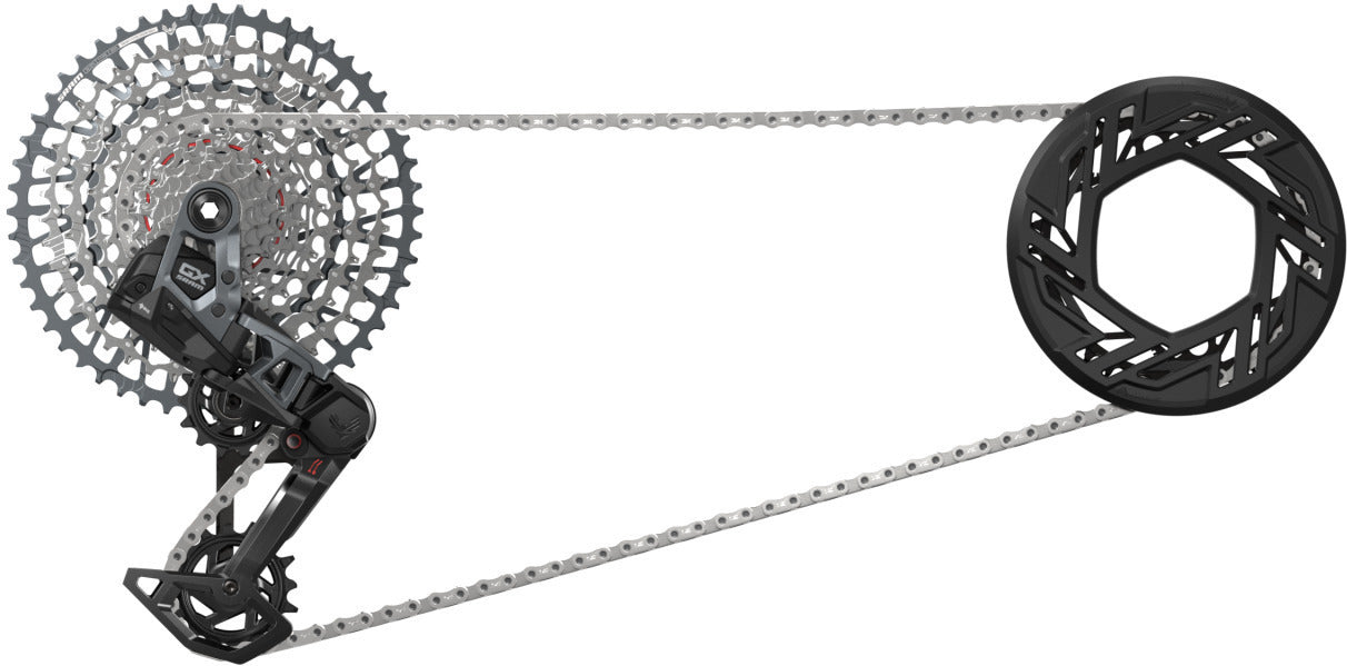 SRAM Kit GX AXS Eagle Transmission 175mm DUB Wide, 32T, 10-52T, inkl. Ladegerät, Batterie & Kette