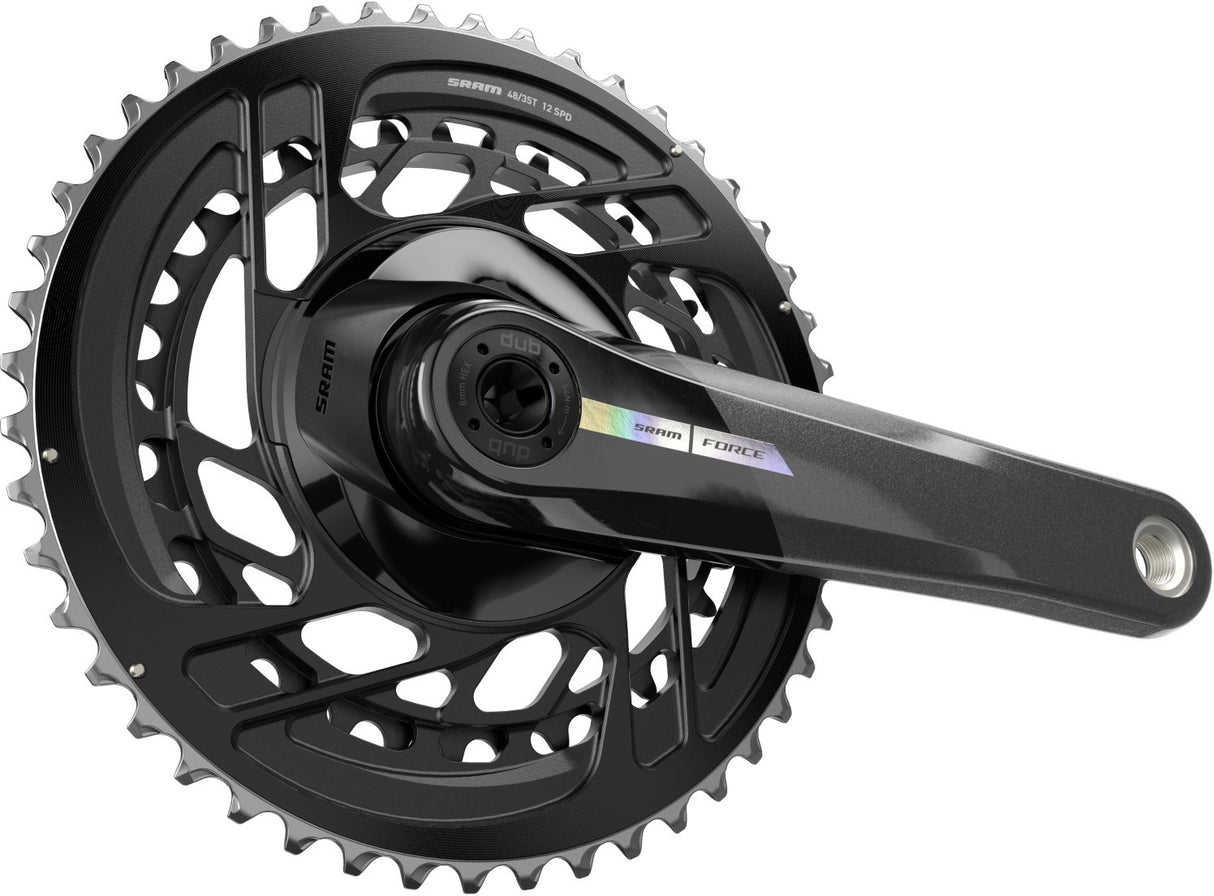 SRAM Kurbelgarnitur Force 1x AXS 165mm, 40T, Iridescent ohne Innenlager, DUB