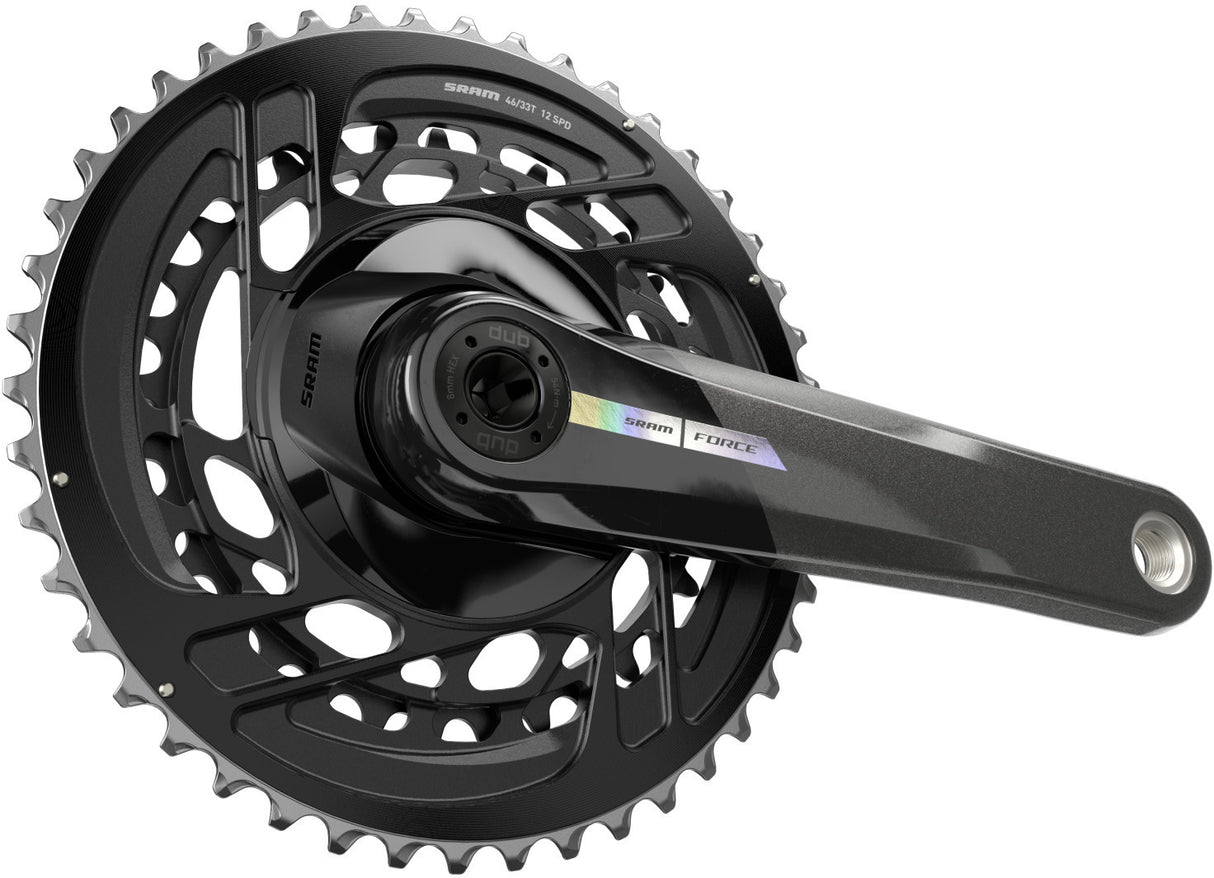 SRAM Kurbelgarnitur Force 1x AXS 165mm, 40T, Iridescent ohne Innenlager, DUB