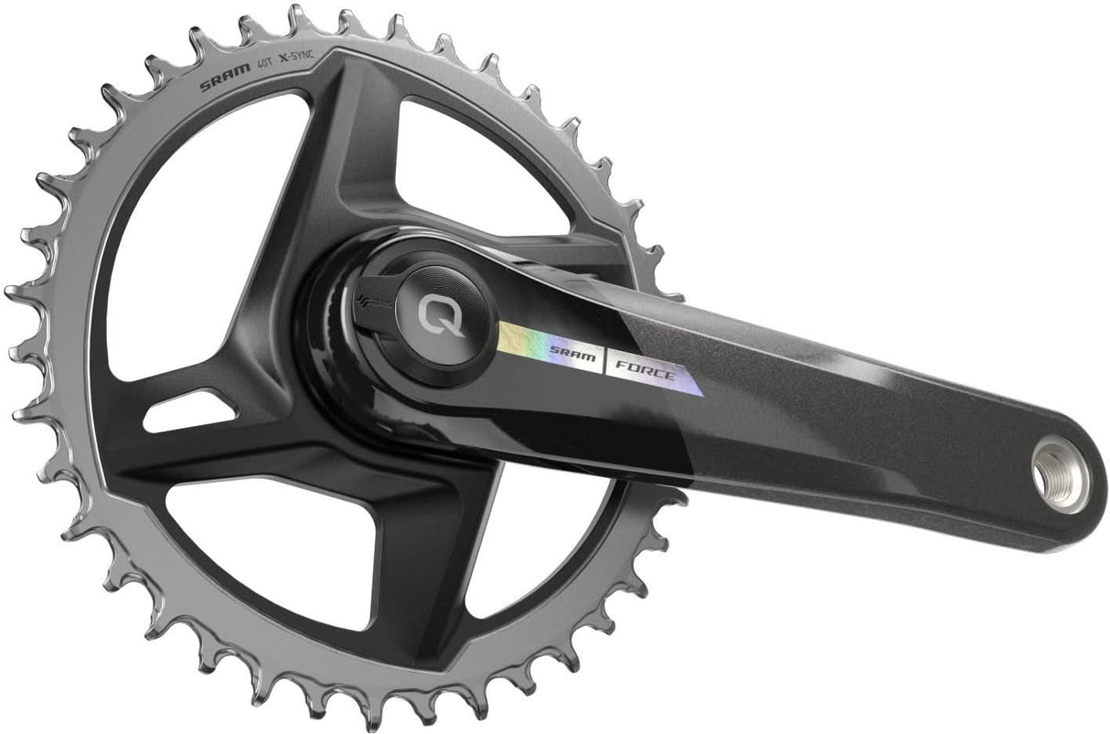 SRAM Kurbelgarnitur Quarq Force 1x AXS 40T DM, 165mm, Achsmessung ohne Innenlager, DUB