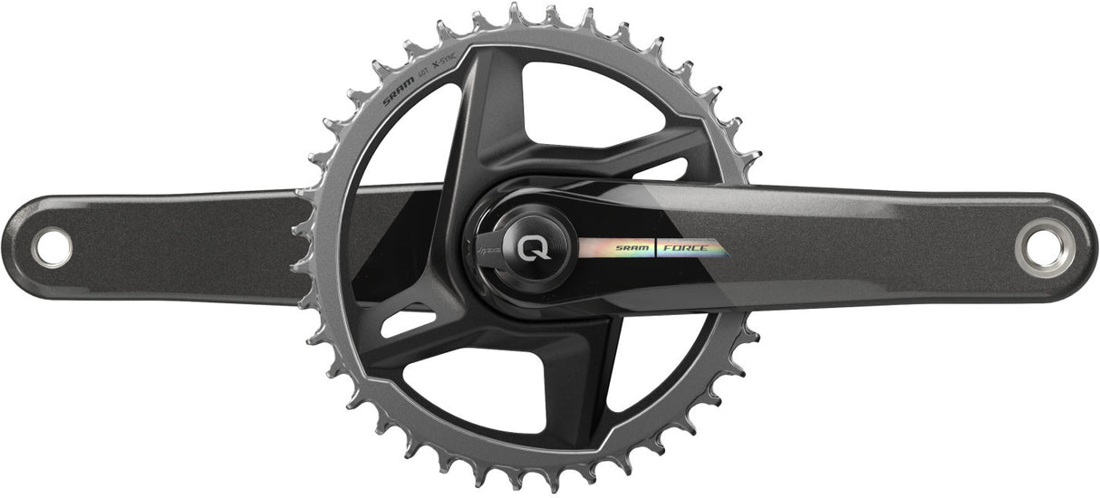 SRAM Kurbelgarnitur Quarq Force 1x AXS 40T DM, 165mm, Achsmessung ohne Innenlager, DUB