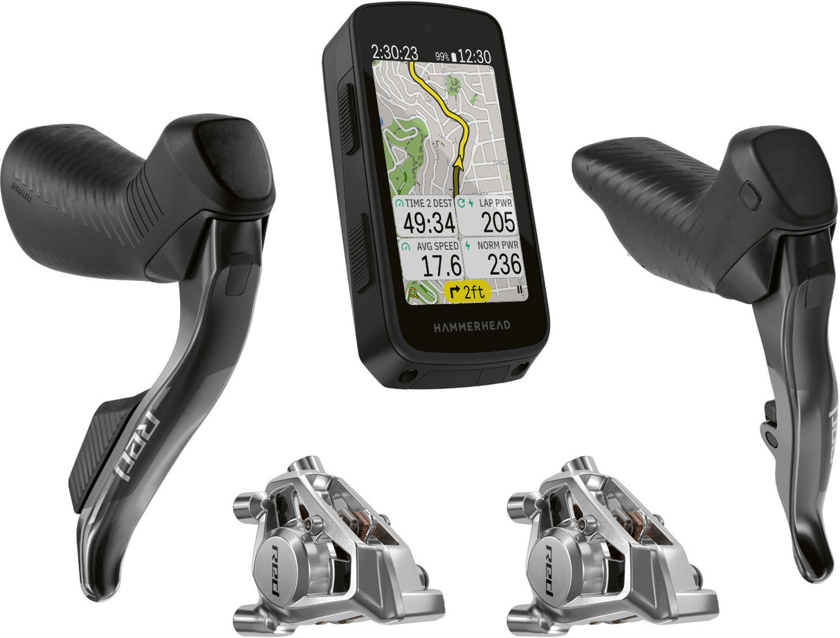Zestaw modernizacyjny SRAM RED MY25 – Manetki/klamki hamulcowe z Hammerhead Karoo | Ride Hub